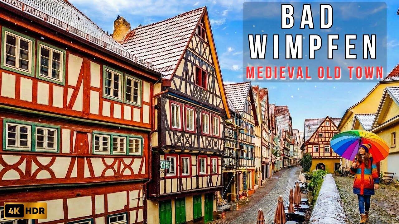 Бад-Вимпфен | Откройте для Себя этот Очаровательный Европейский Город | Полная Пешеходная Экскурсия