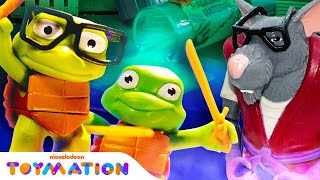 Splinter Trains the Turtles to FIGHT! ⚔️ | TMNT Toys | Toymation