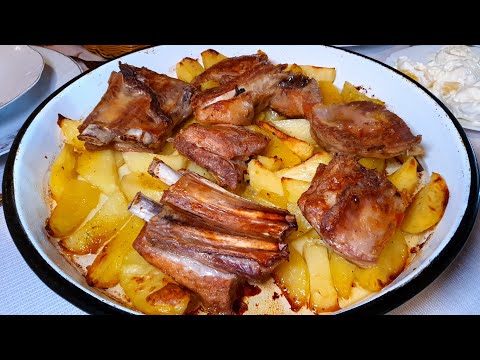 RECIPE FOR VEALS ROASTING POTATOES - veal with fried potatoes - with preparation and ingredients