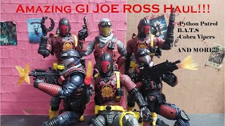 Amazing GI Joe classified series ROSS haul!!! Cobra Vipers, Python Patrol B.A.T.S, and more!