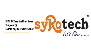 EMS Installation for Layer 3 EPON & GPON OLT