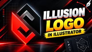 I Created a Mind-Blowing Illusion Logo in Adobe Illustrator 🤯🔥 | Logo Design Tutorial Update