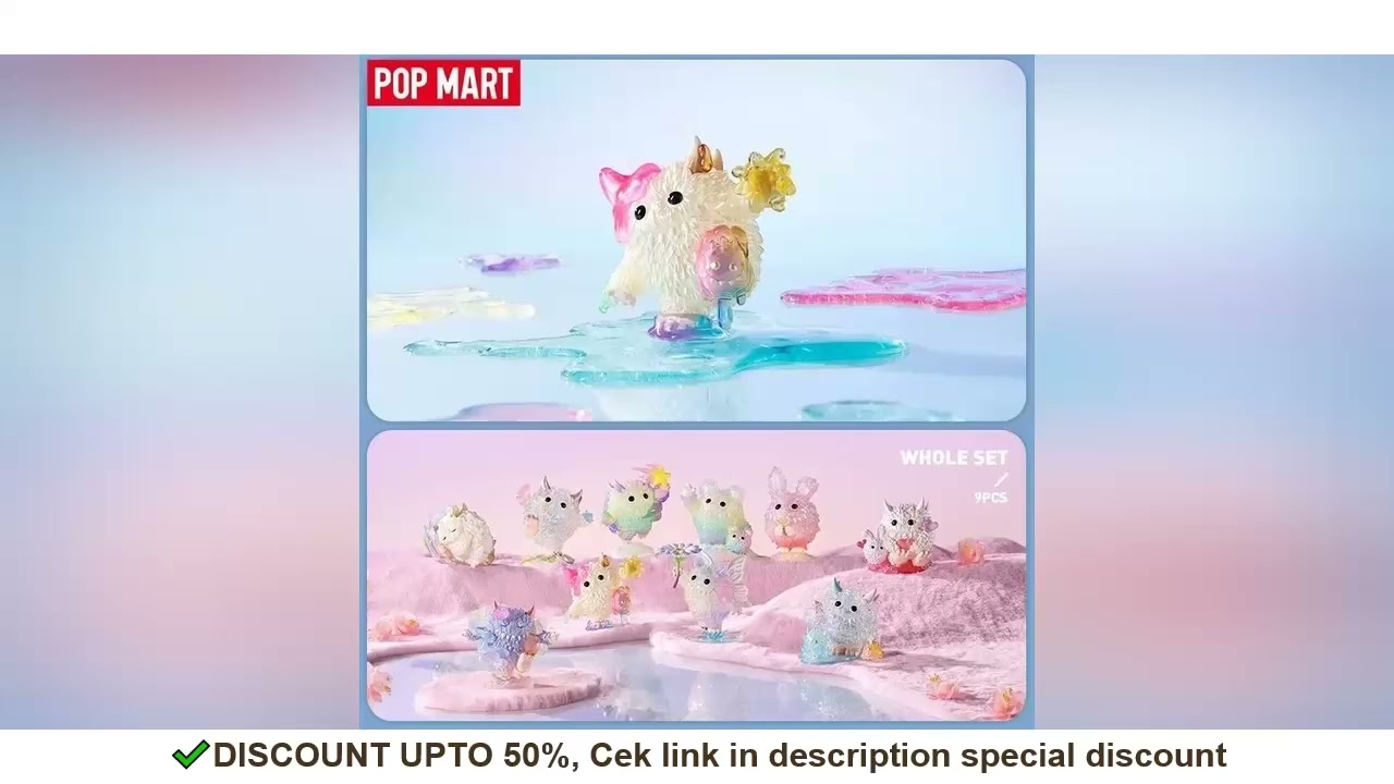POP MART INSTINCTOY Monster Fluffy Fantasy Journey Series Genuine Blind Box Toys Kawaii Anime Action