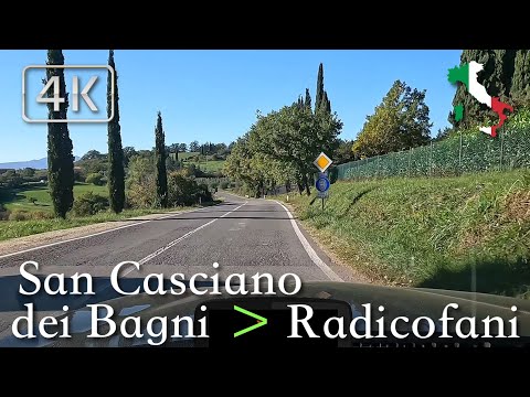 Scenic Drive (Tuscany), Italy [San Casciano dei Bagni ⩾ Radicofani] August 2021 | 🌞