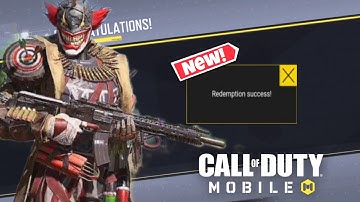 NEW Redeem code in call of duty mobile|CODM October 2021