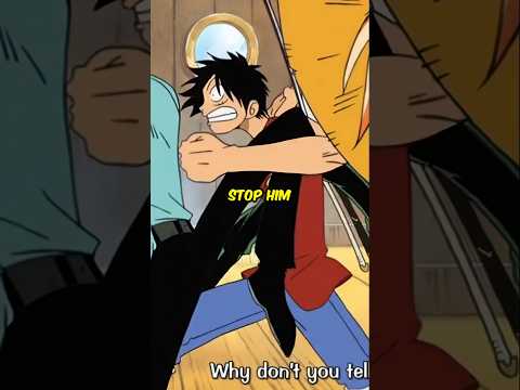One time robin attacked luffy but it didn't work on him why