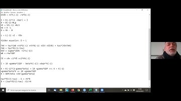 Applied Stock-Flow Consistent Modelling with Prof. Gennaro Zezza | Part 6
