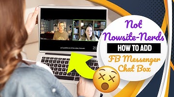 The Not-Nowsite-Nerds Show | 🆕how To Add Messenger Live Chat Box To My Website Without Coding!