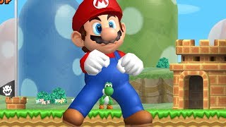 New Super Mario Bros Wii - All Giant Mario Power-Ups