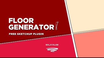 Floor Generator - Sketchup Plugin - Free