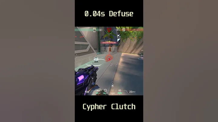 Cypher 0.04s Clutch #shorts #supernova #valorant