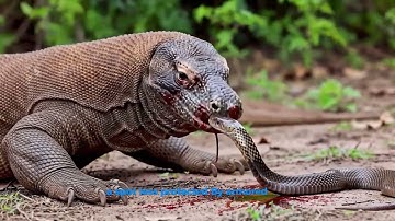 King Cobra vs Komodo Dragon 🐍🦎 Epic Battle of Apex Predators! #KingCobraVsKomodo #AnimalFight #fyp