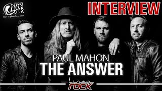 THE ANSWER - Paul Mahon &quot;Sundowners&quot; interview @Linea Rock 2023 by Barbara Caserta