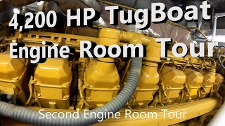 4200 HP Tug Boat Engine Room Tour