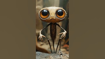 Cute AI Alien Creature | Animate your #midjourney Images #aivideo #animation #scifi