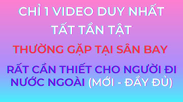 Tiếng Anh Giao Tiếp Sân Bay
