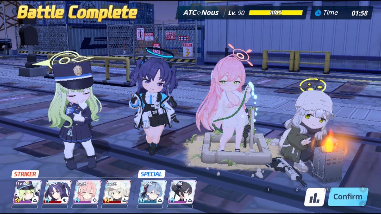 [Blue Archive] Highlander Railroad Runaway Incident Challenge EX in 180s