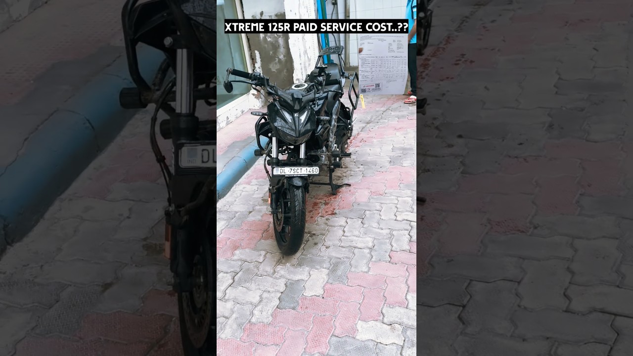 paid service cost 🤔 | xtreme 125r | hero xtreme 125r modified | 