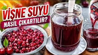 🍒 Vişne Suyu Nasıl Çıkartılır? Evde Doğal Ve Katkısız Tarif 💯