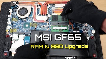 MSI GF65 10ue SSD & RAM Upgrade [2025 Step-by-Step] 💻 #techguide