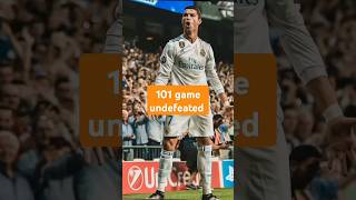 101 games. 0 defeats. Captain Cristiano was simply unbeatable #CR7 #GOAT #RealMadrid #UndefeatedEra&quot;