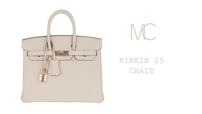 Hermes Birkin 25 Bag Chai Gold Hardware Togo Leather • MIGHTYCHIC • 