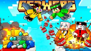 BEDWARS 2VS2 CON LE ELYTRA ESPLOSIVE - MARCY NICO VS LOCO...