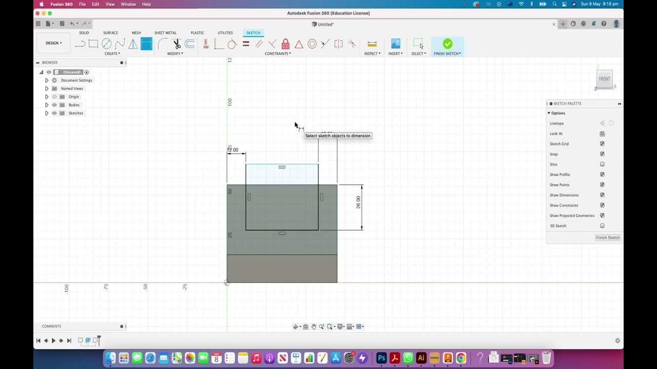 Fusion 360 Beginners Dovetail Template Part 2 YouTube