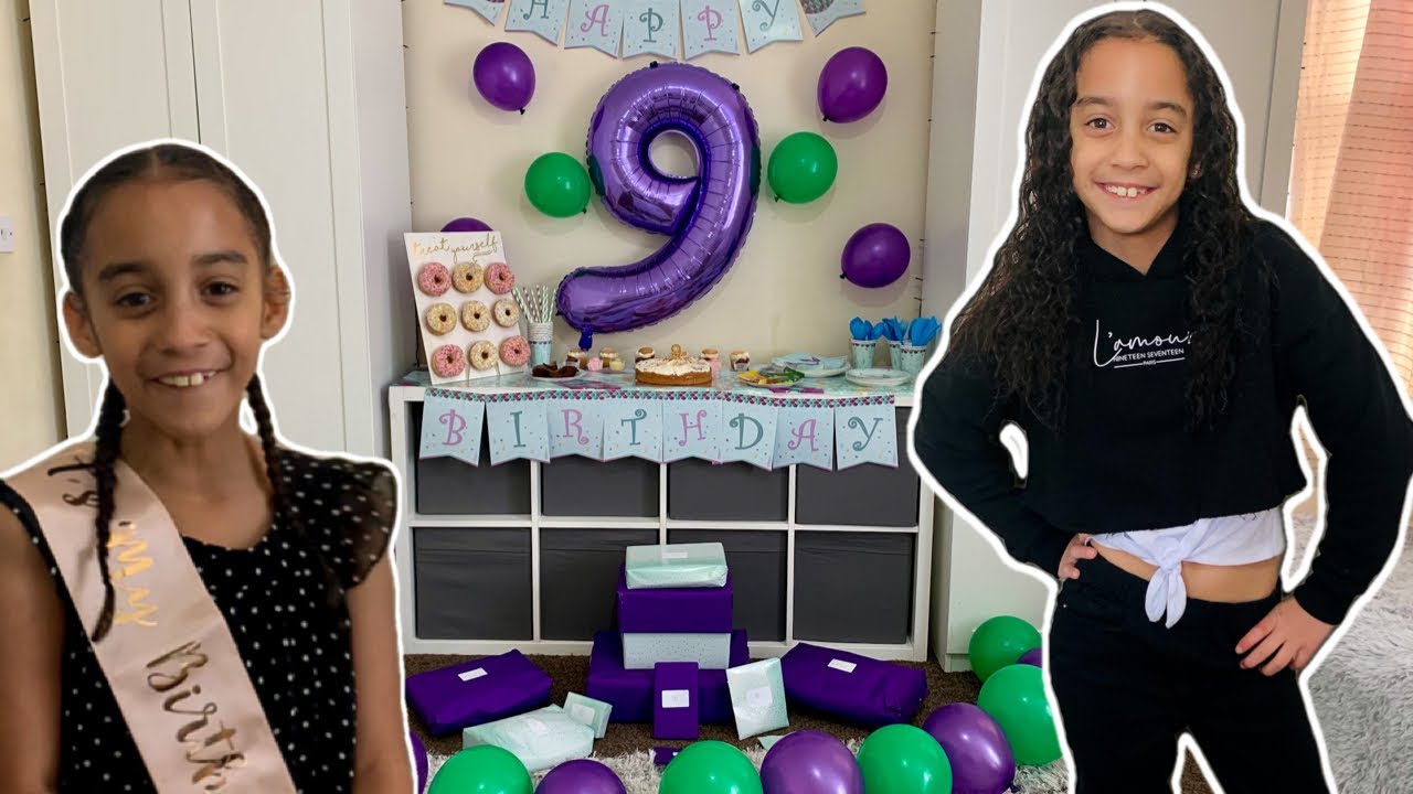 ALICIA’S 9TH BIRTHDAY MORNING OPENING PRESENTS & SURPRISE BEDROOM TRANSFORMATION! | The Bowie Family