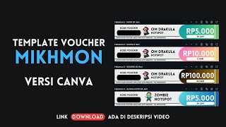 [Part 1 Pembuatan Desain Template] - Template Voucher Mikhmon Panjang Canva