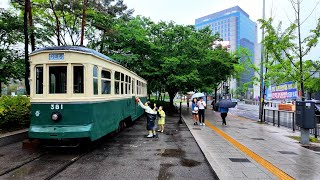 비내리는 새문안로 산책, Walking along Saemunanro on a Rainy Day •[4k] Seoul, Korea