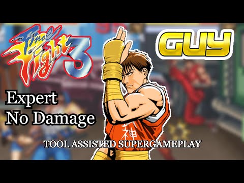 Final Fight 3 (ファイナルファイト タフ) - Guy Expert No Damage TAS