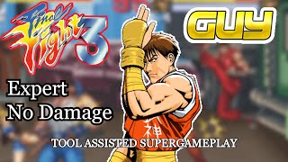 Final Fight 3 (ファイナルファイト タフ) - Guy Expert No Damage TAS