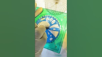 Spirograph Ruler Design ASMR Satisfying #short #shortvideo #youtubeshorts