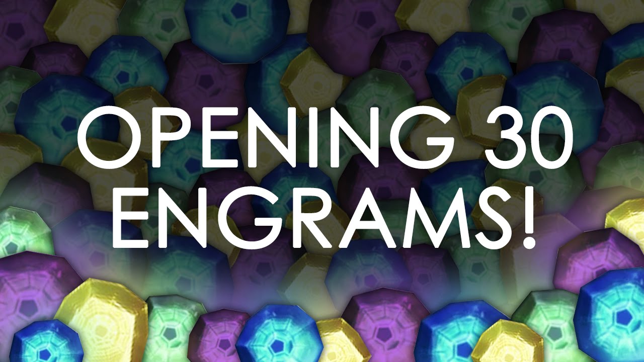 Destiny: Opening 30 Engrams - Rare and Legendary - YouTube