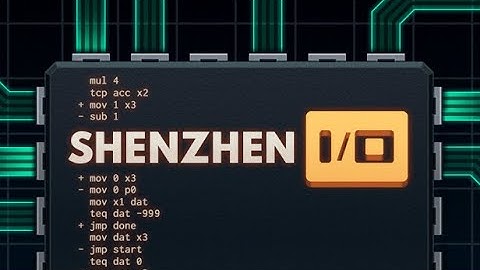 Prototyping - SHENZHEN I/O