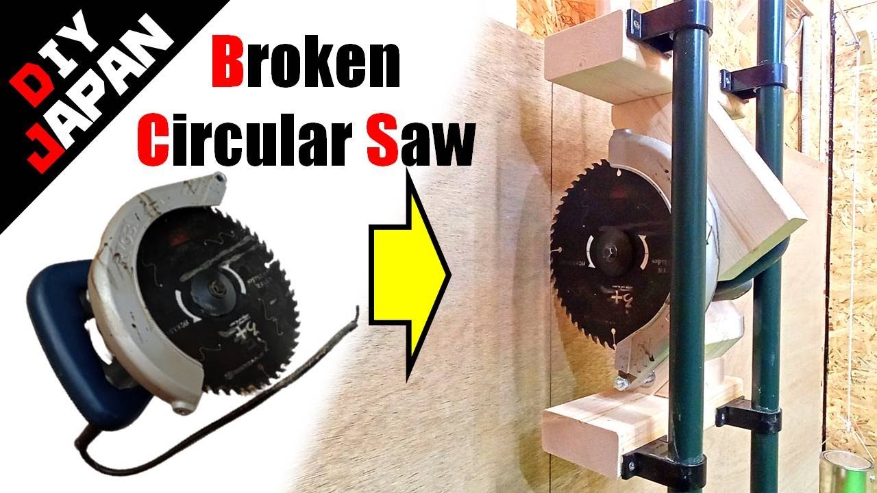 Amazing! A Trick to Transform a Broken Circular Saw into a Vertical