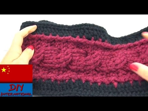 简单在家diy 钩织大麻花围巾冬季围巾黑色红色勾边 Youtube 简单在家diy 钩织大麻花围巾冬季围巾黑色红色勾边 Youtube