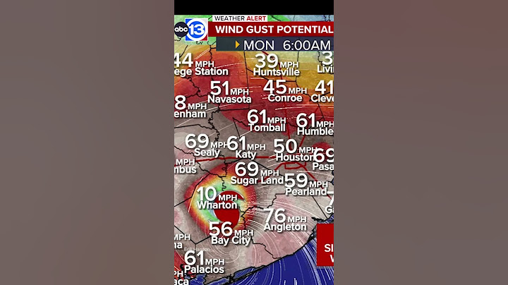 BERYL WIND GUST POTENTIAL