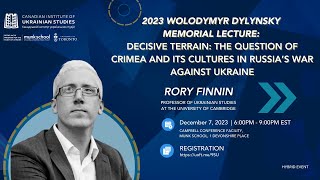 2023 Wolodymyr Dylynsky Memorial Lecture