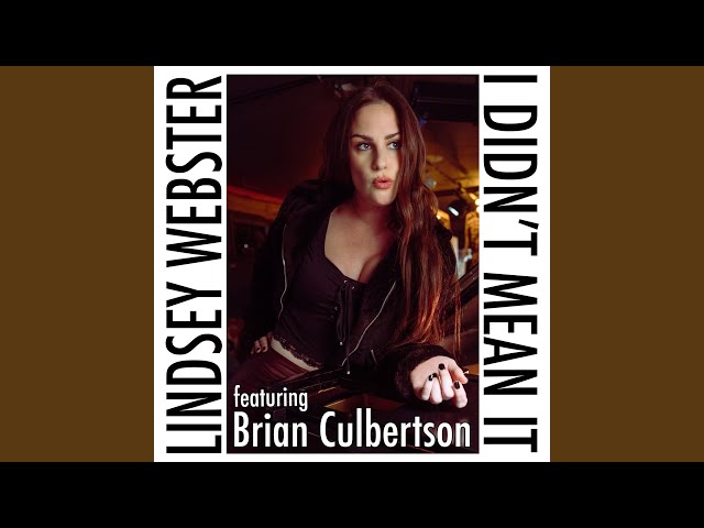 Lindsey Webster  - I Didn't Mean It