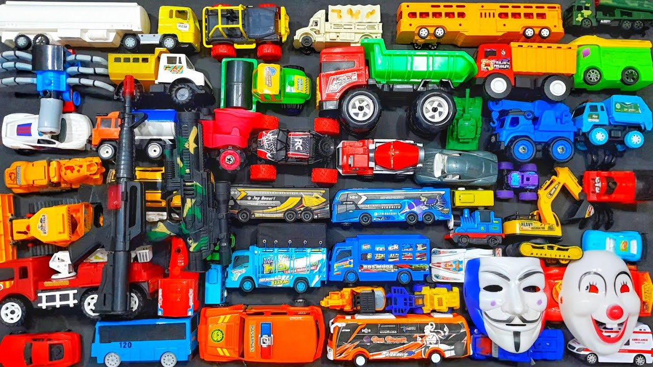 Mobil Mobilan Truk Oleng, Truk Molen, Dump Truck, Monster Car, Truk Tronton, Truk Pasir, Kereta Api