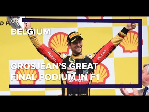 Romain Grosjean’s Great Final Podium | 2015 Belgian Grand Prix