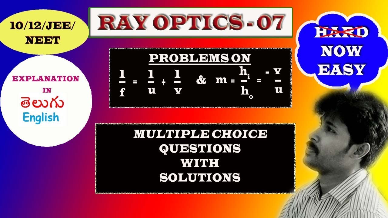 RAY OPTICS - 07 NUMERICAL PROBLEMS ON MIRROR FORMULA, MAGNIFICATION ...