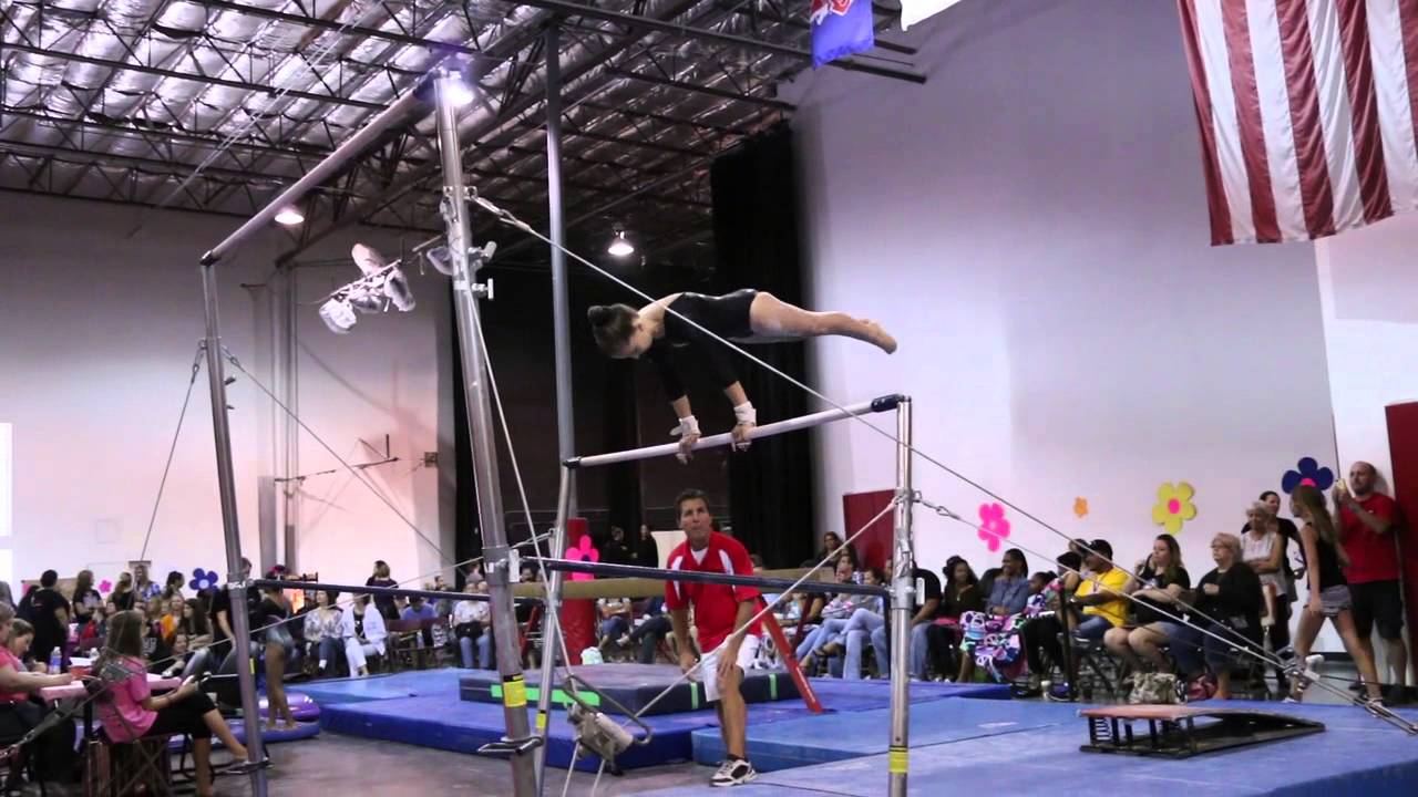 Erika Flaherty Erika Flaherty Bars Wildfire Gymnast Level 5 - YouTube