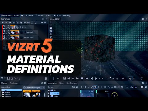 Vizrt 5 Material Definitions: Creating PBR Materials in the Viz Engine Render Pipeline