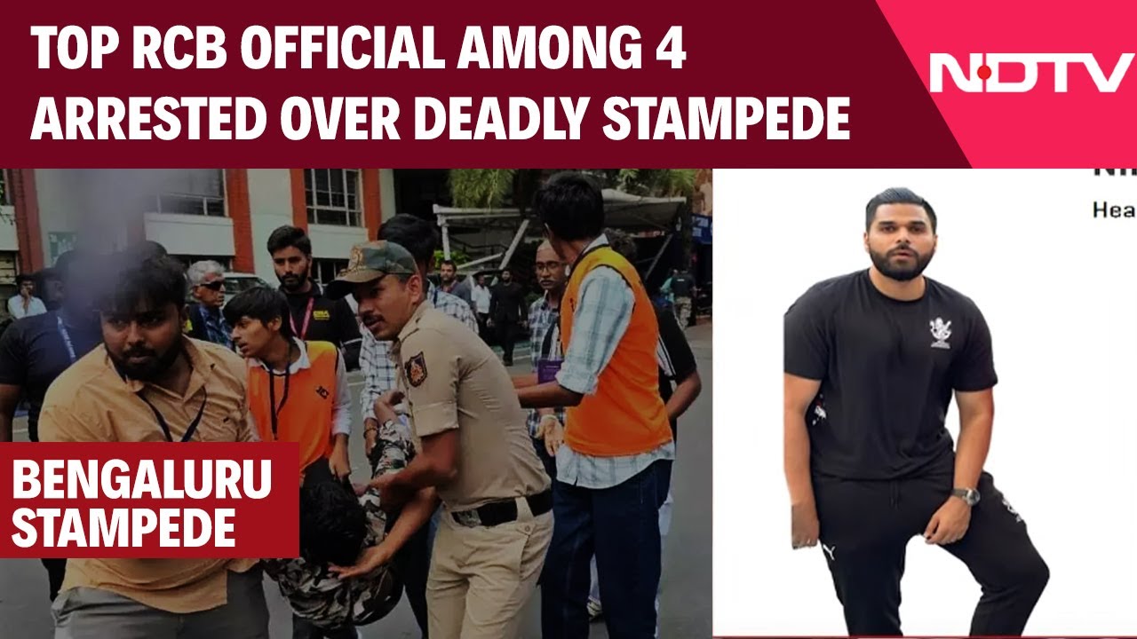 Bengaluru News | Top RCB Official Among 4 Arrested By Bengaluru Cops Over Deadly Stampede
