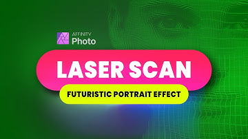 Affinity Photo tutorial: Creating futuristic Laser Face Scanning effect