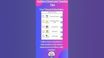 Use Visual Schedules