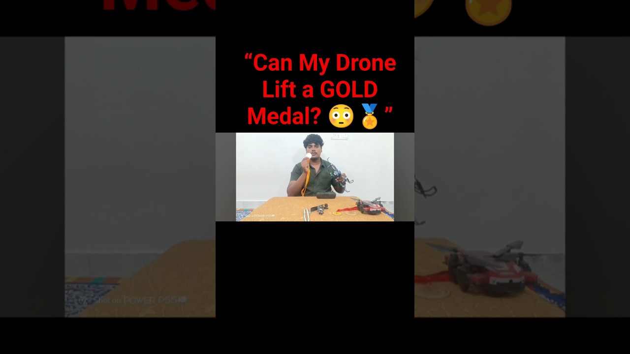 M3 Max Drone vs Gold Medal 🏅🔥 Can It Lift It?
